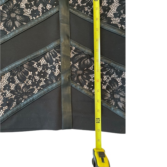 Calvin Klein Mix Media Sheath Black/Nude Dress 6 Women's party dress - Picture 15 of 15